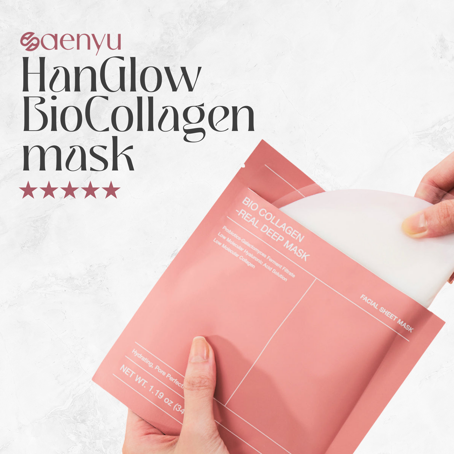 HanGlow™ – מסיכת ביוקולגן הקוריאני